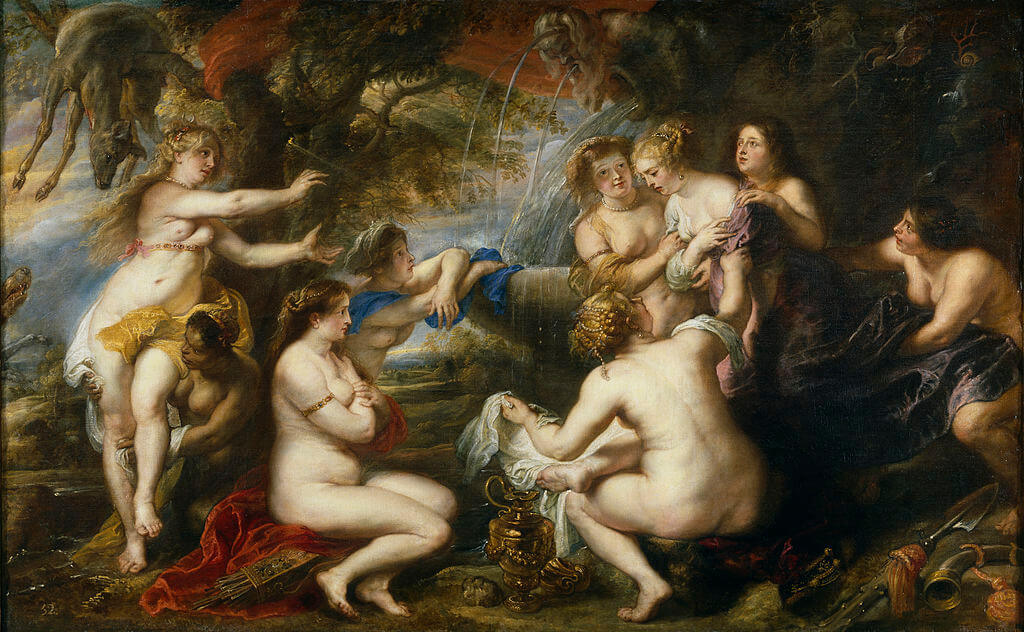 Diana and Callisto by Peter Paul Rubens in the National Gallery in London