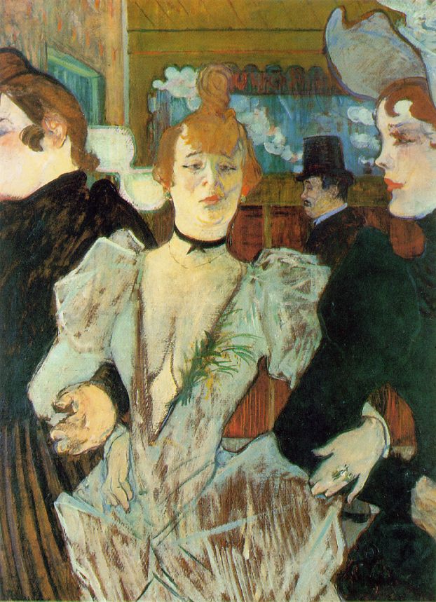 La Goulue at the Moulin Rouge by Toulouse-Lautrec in the Museum of Modern Art (MoMA) in New York
