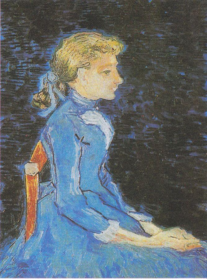 Adeline Ravoux (unsigned) by Vincent van Gogh