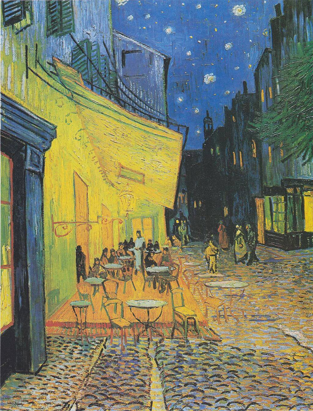 Café Terrace at Night by Vincent van Gogh in the Kröller-Müller Museum
