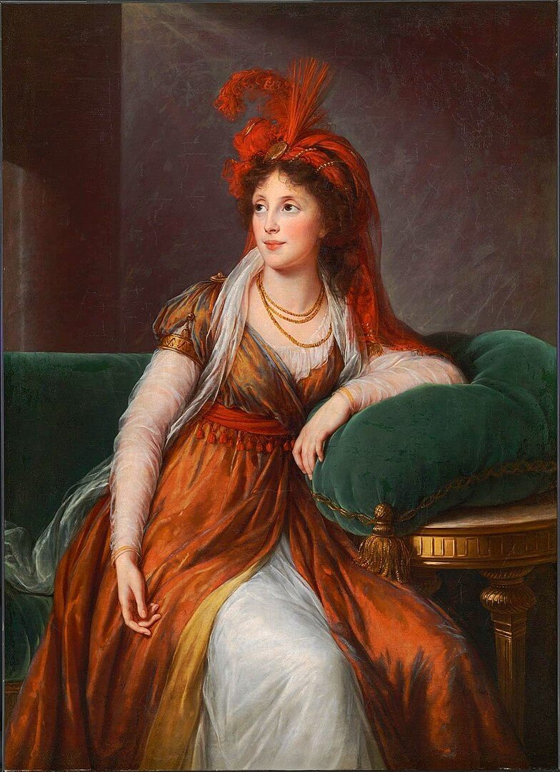 Portrait of Princess Galitzin (1797) by Elisabeth Vigée Le Brun